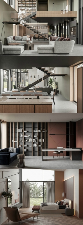 永恒优雅的时尚前卫家居设计