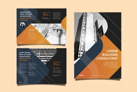 建筑设计类企业宣传册素材