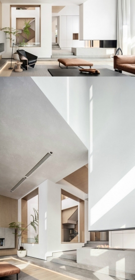 充满层次感和光线的中国豪华住宅