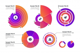 雷达型信息图表