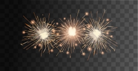 燃放的烟花素材