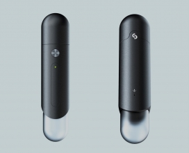 带有紫外线用于存储/消毒面罩的便携式消毒瓶室