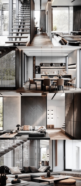 Grain House-简约酒店风公寓室内设计