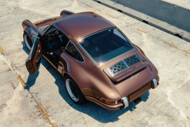 复古香槟色保时捷911