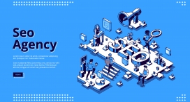 蓝色风的网站SEO优化素材