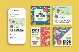 小朋友幼儿园卡通卡片素材