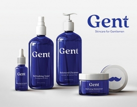 Gent-绅士男士护肤品品牌包装设计