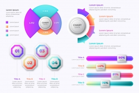 梯度营销信息图表