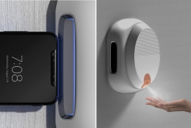 配备适用于手机+手的ZERO智能消毒器