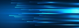 飞速的led蓝色光芒科技图