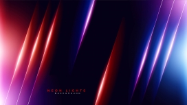 斜线抽象霓虹灯游戏背景