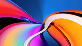 流光溢彩的液态图