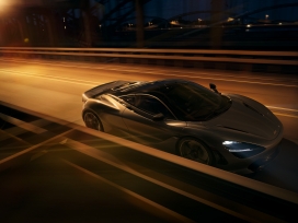 The Bridge-夜景桥上的跑车