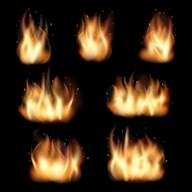 熊熊烈火素材