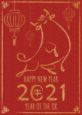 2021牛气冲天海报素材