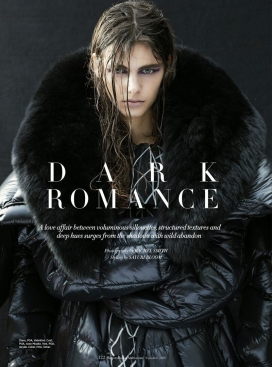 浪漫的黑暗-玛雅冈恩-Harper Bazaar阿拉伯杂志