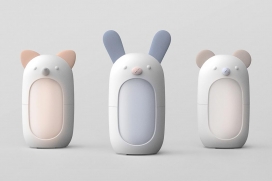 可互换磁性耳朵将其转变为不同动物的香薰扩散器