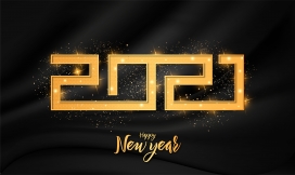 新年快乐-2021拼接立体字下载