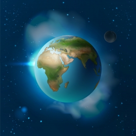 蓝色地球素材下载