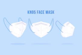 白色透气面罩素材