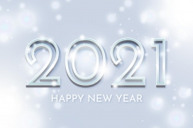 2021立体雪花字素材下载