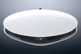 带有现代Discman氛围的游戏机