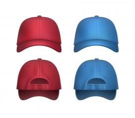 红蓝帽子素材下载