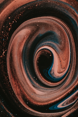 旋转的液态抽象图