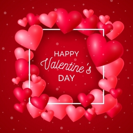 爱心叠图素材下载