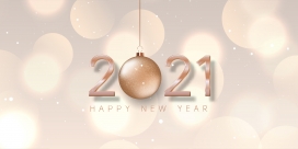 2021立体跨年字素材下载