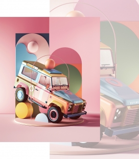 Cars & Arches-汽车抽象探索集合