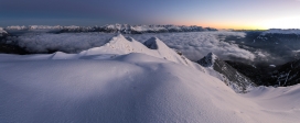 白云石冬季风景图