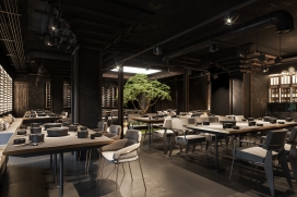 墨邸火锅店装修设计欣赏