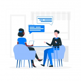 卡通访谈素材下载