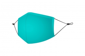 蓝色时尚简洁口罩素材下载