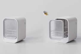 这款以雨水为灵感的台式洗碗机是现代家庭节省空间的解决方案