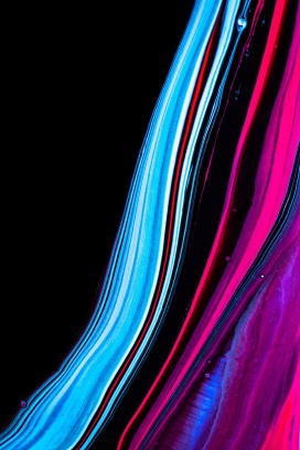 抽象彩色流体图