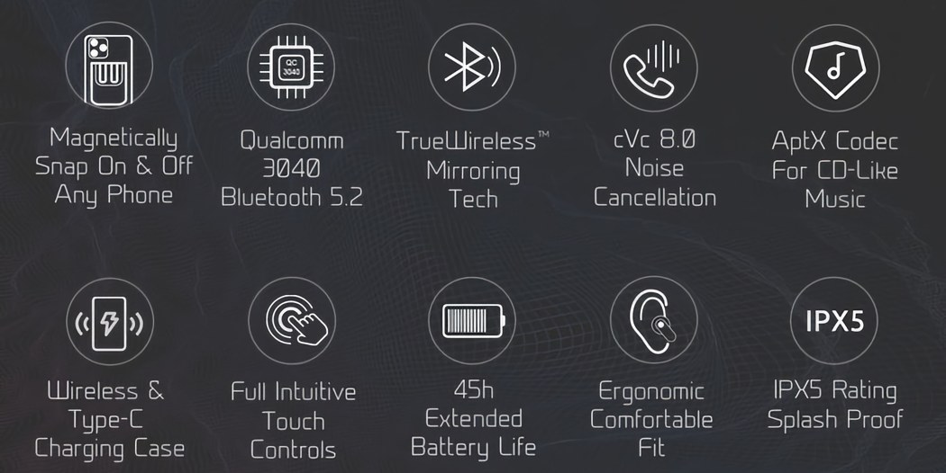 Snapods不仅是一双令人印象深刻的TWS耳机,而且它们可以直接卡在您的智能手机背面,这一事实也使它们更加引人注目