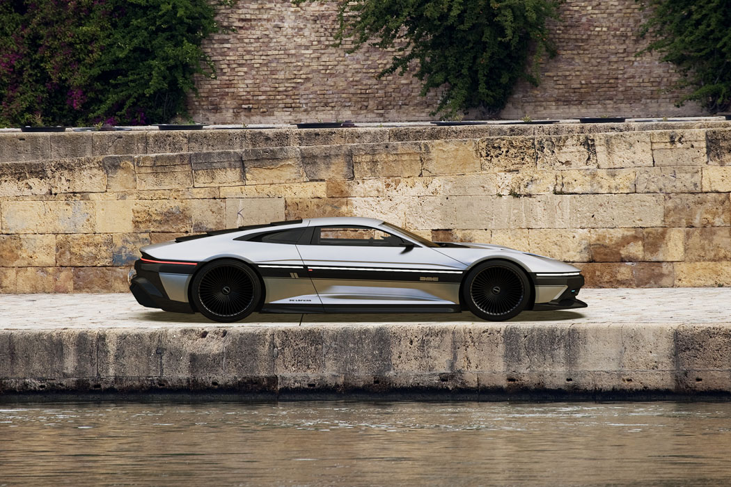 像凤凰鸥翼一样升起门的DeLorean DMC-12概念车---酷图编号1