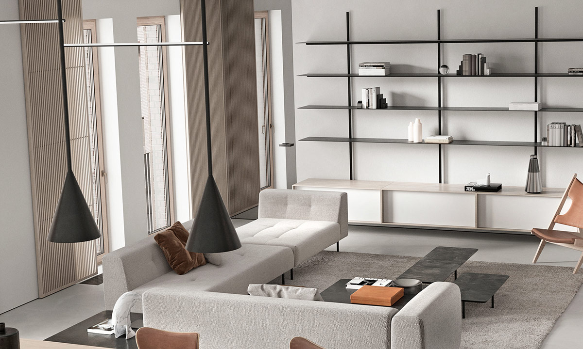 用棕色和令人惊叹的天然石材打造的温暖奢华室内设计---酷图编号15