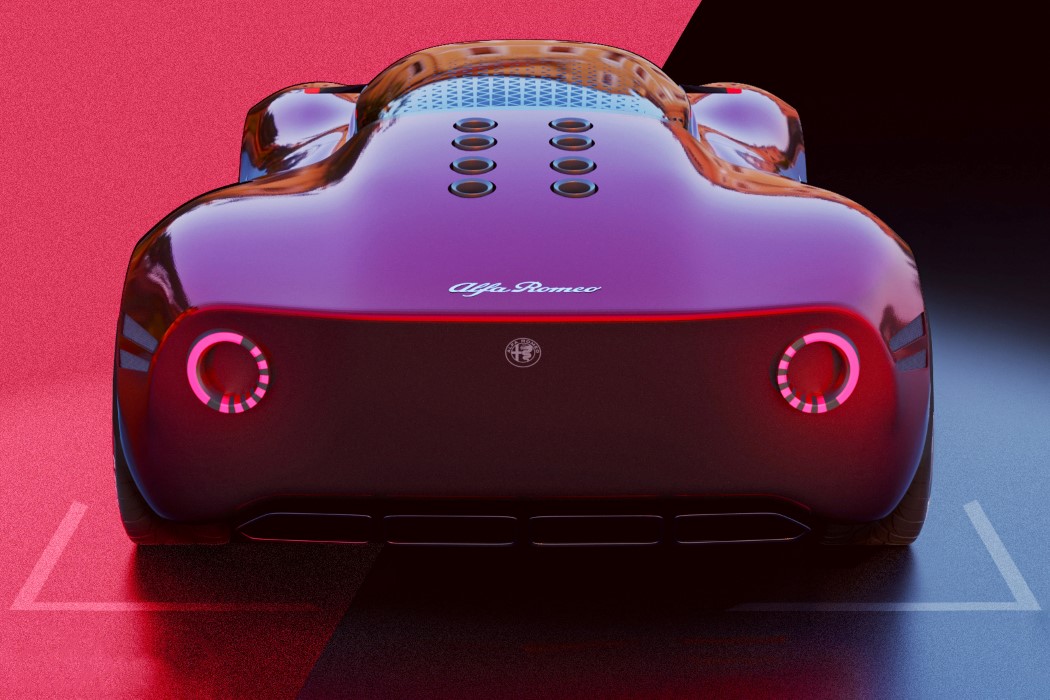 怪的虫眼被Hommage去掉了,取而代之的是锋利的细光带。这种重新设计也改变了经典的V形格栅,设计师创造性地诠释了电动车上的格栅会是什么样子