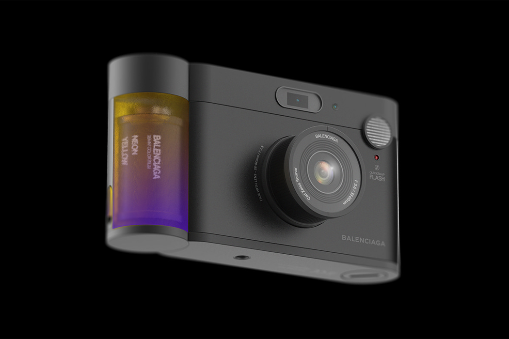 巴黎世家霓虹灯能量激发的老式相机---酷图编号15