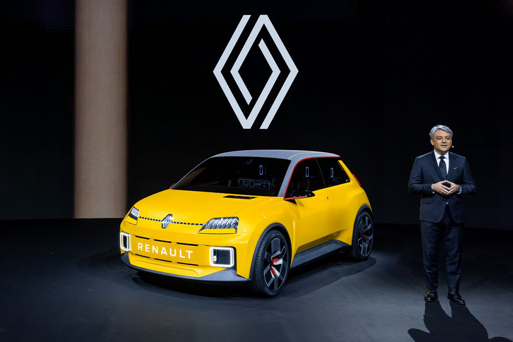 雷诺发布了一款受R5复古设计启发的电动汽车---酷图编号6