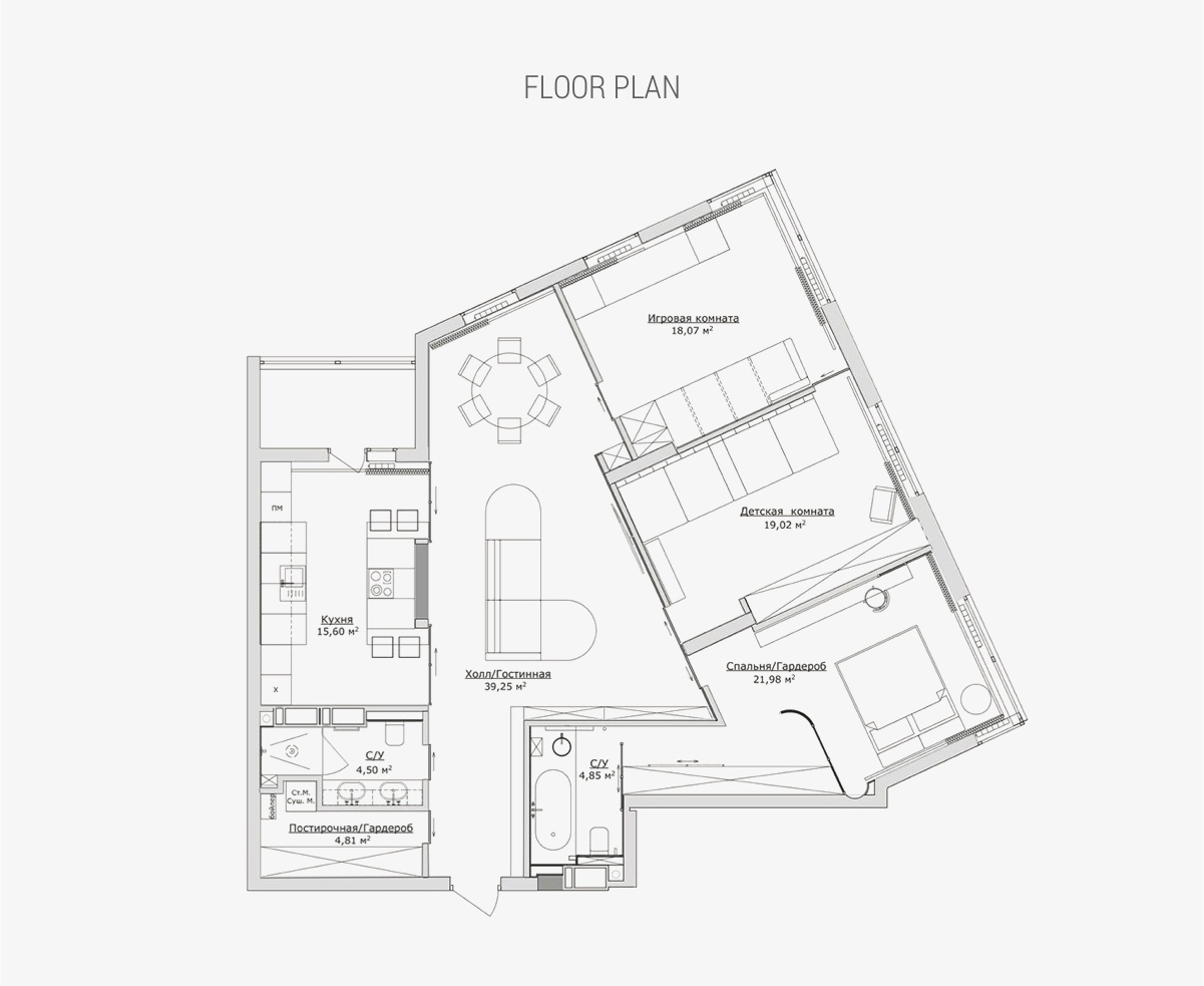 两个100平方米的室内设计,是优雅现代室内设计的缩影---酷图编号1341946