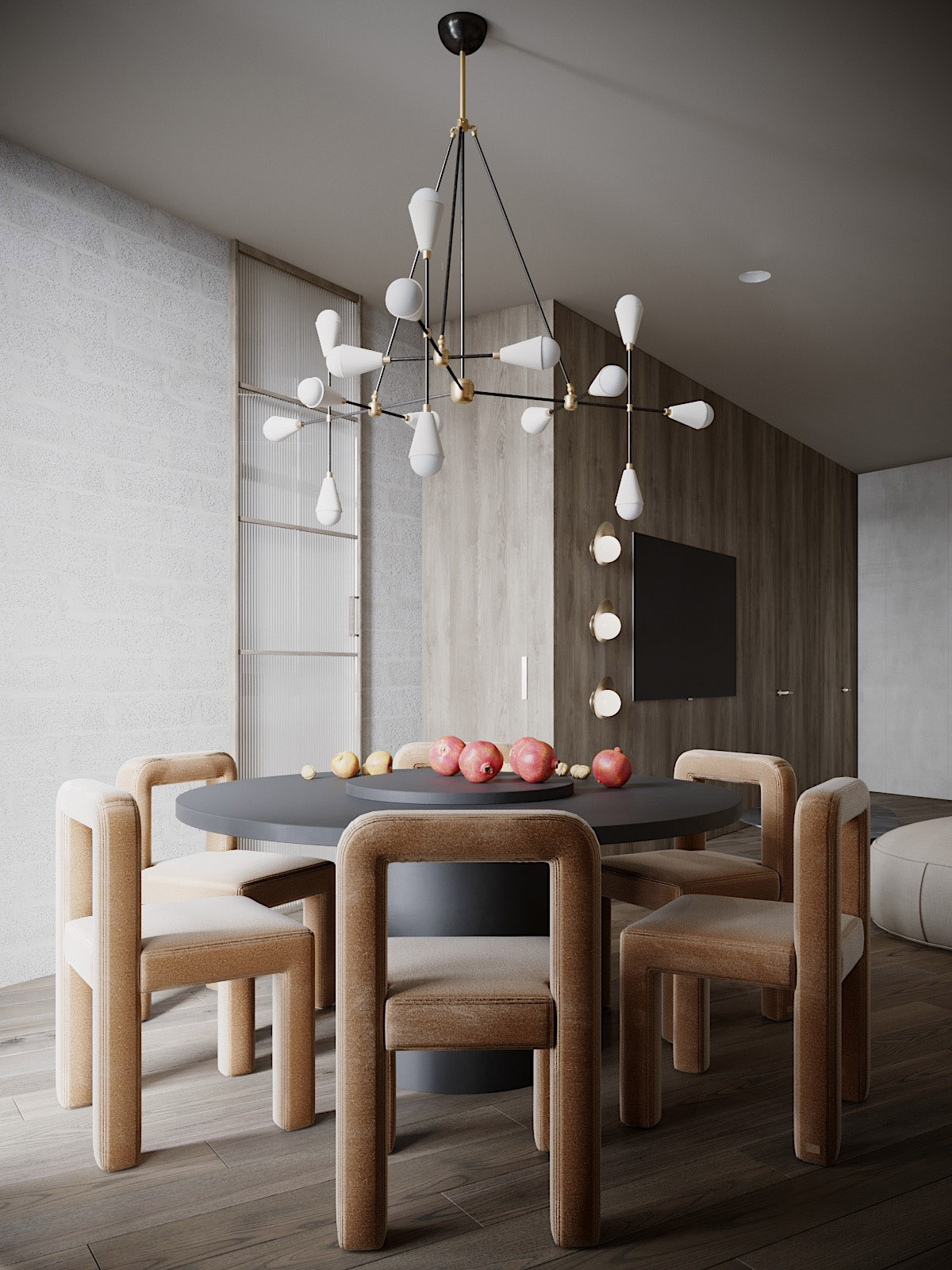 两个100平方米的室内设计,是优雅现代室内设计的缩影---酷图编号1341955