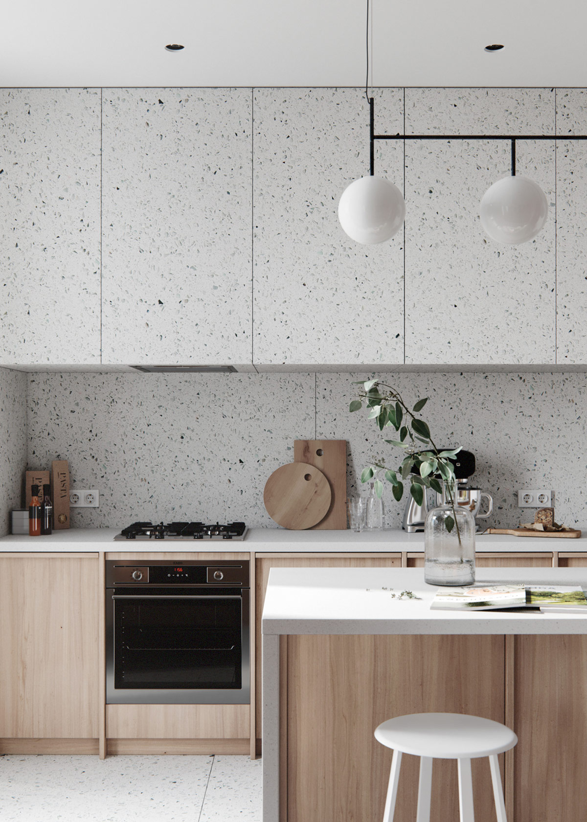 两个100平方米的室内设计,是优雅现代室内设计的缩影---酷图编号1341971