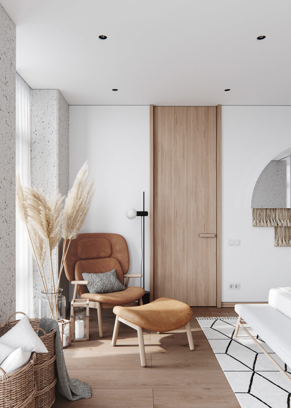 两个100平方米的室内设计,是优雅现代室内设计的缩影---酷图编号1341968