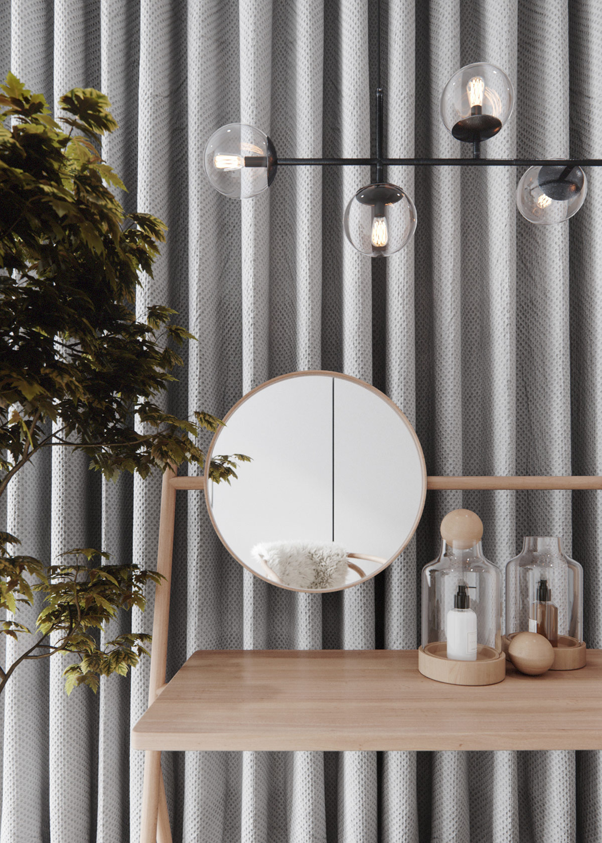 两个100平方米的室内设计,是优雅现代室内设计的缩影---酷图编号1341970