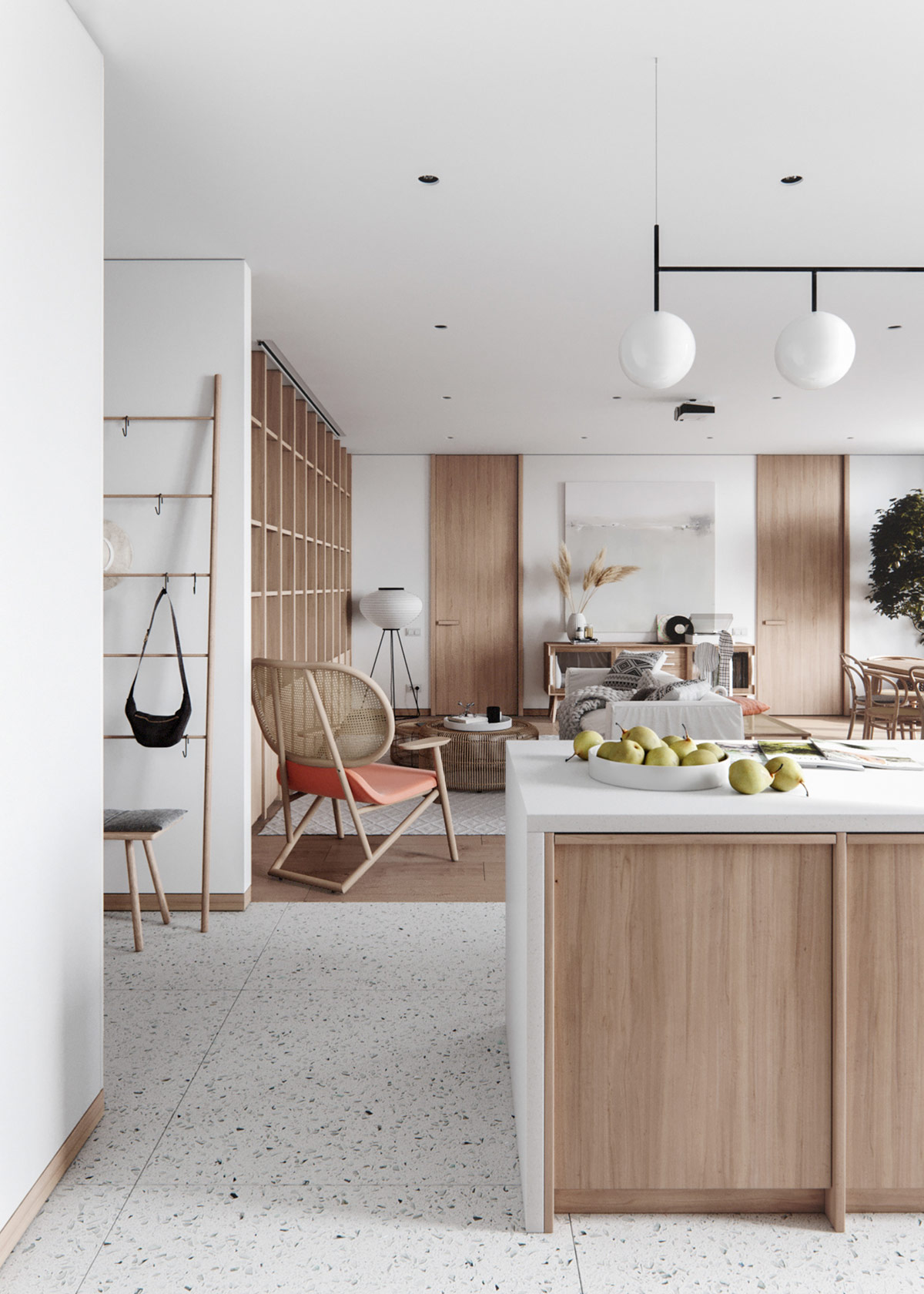 两个100平方米的室内设计,是优雅现代室内设计的缩影---酷图编号1341978