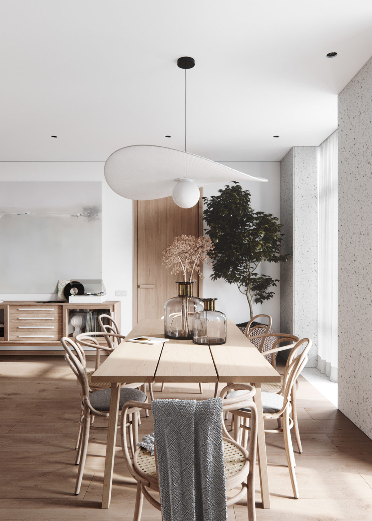 两个100平方米的室内设计,是优雅现代室内设计的缩影---酷图编号1341976